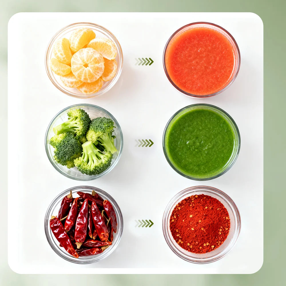 300W Multifunction Blender - 5-Speed Smoothie & Food Processor with Glass Jar