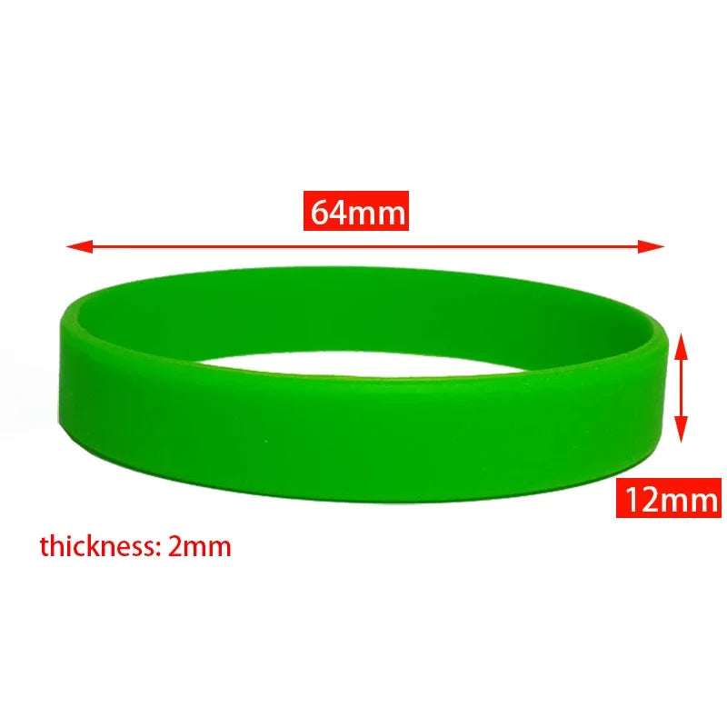 2pcs Jamaica National Flag Wristbands - Sport Silicone Rubber Bracelets, Fashion & Commemorative Accessory