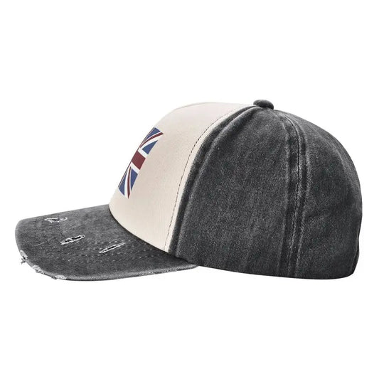 Union Jack Baseball Cap – Unisex Adjustable Vintage Snapback Hat