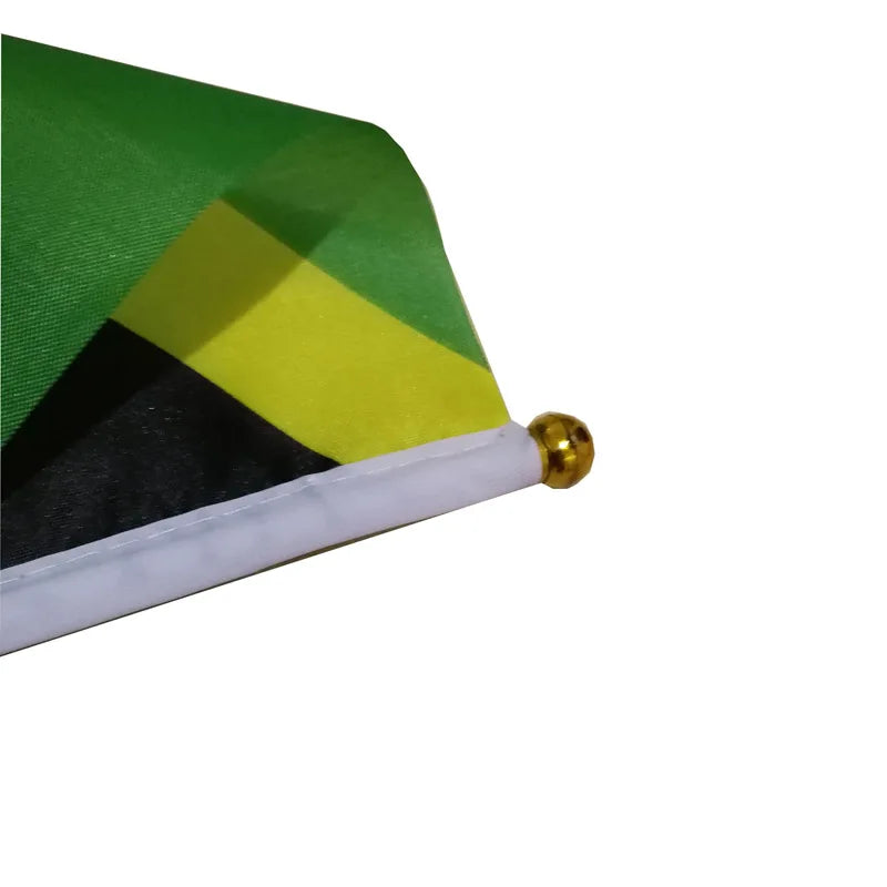 10 Pcs Jamaica Hand Waving Flags - 14x21cm Small Jamaica Flags Wholesale