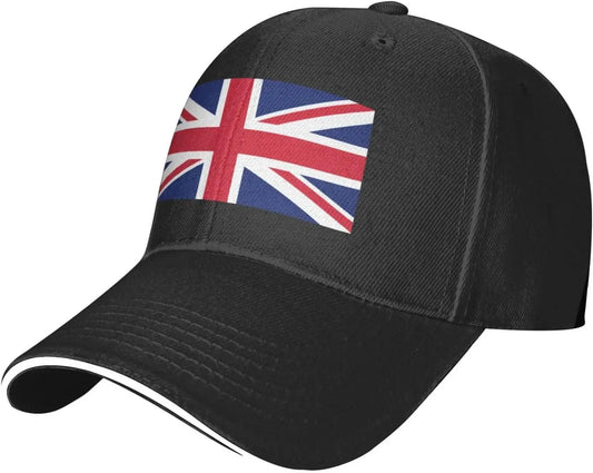 UK Flag Snapback Cap – Funny Adjustable Baseball Hat for Men
