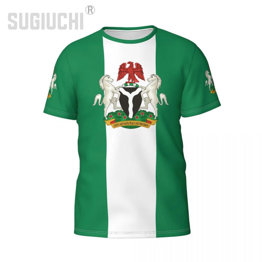 Nigeria Flag Emblem 3D T-shirts Clothes For Men and Women