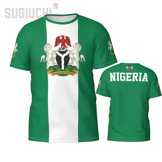 Nigeria Flag Emblem 3D T-shirts Clothes For Men and Women