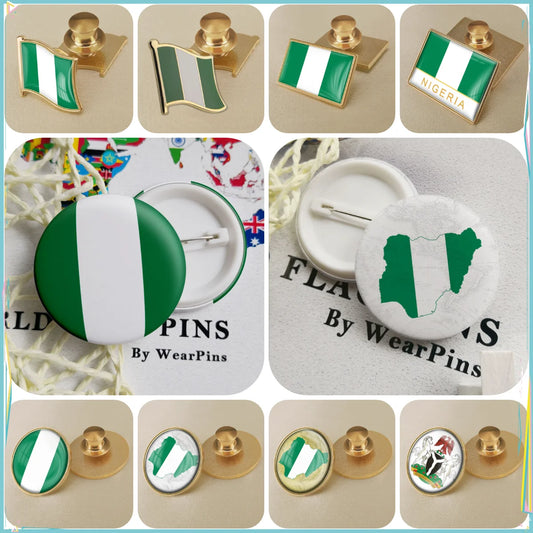 Nigeria Emblem Brooch Badges Lapel Pins