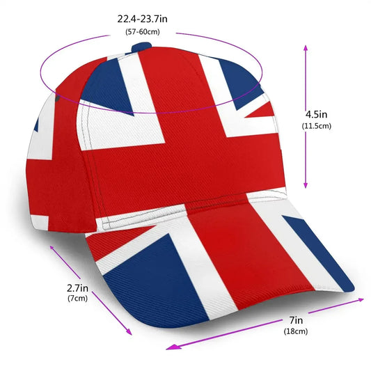 UK British Flag Sport Caps