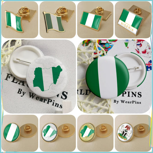 Nigeria Emblem Brooch Badges Lapel Pins