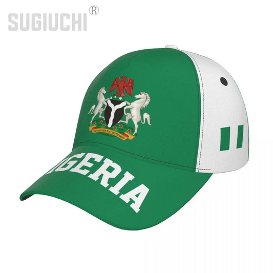 Nigeria Flag Nigerian Adult Baseball Cap Patriotic Hat for Baseball Soccer