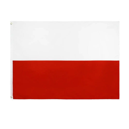 3x5ft (90x150cm) Thuringia PL Poland Flag - Polish National Banner
