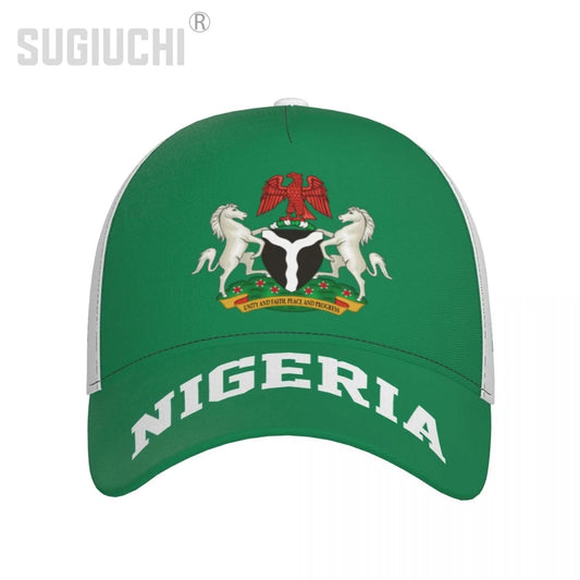 Nigeria Flag Nigerian Adult Baseball Cap Patriotic Hat for Baseball Soccer