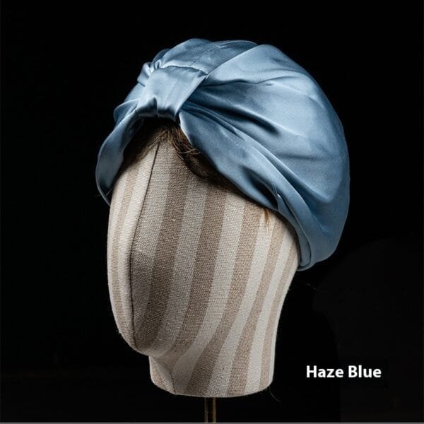 Heavy Silk Silk Nightcap Double Layer Square Knot Confinement Cap - Image 2