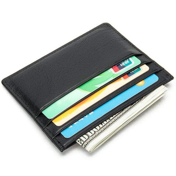 First Layer Cowhide Card Holder Fashion Simple Card Holder - Image 6