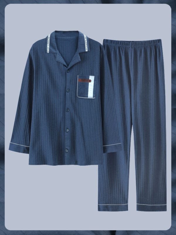 Antarctic Men Pyjamas Men Spring And Winter Long Sleeves - Image 10