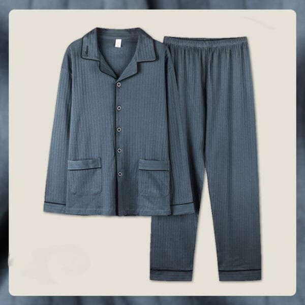 Antarctic Men Pyjamas Men Spring And Winter Long Sleeves - Image 7