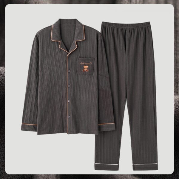Antarctic Men Pyjamas Men Spring And Winter Long Sleeves - Image 3
