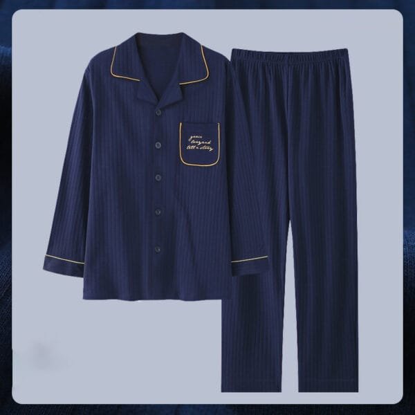 Antarctic Men Pyjamas Men Spring And Winter Long Sleeves - Image 9