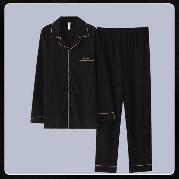 Antarctic Men Pyjamas Men Spring And Winter Long Sleeves - Image 2