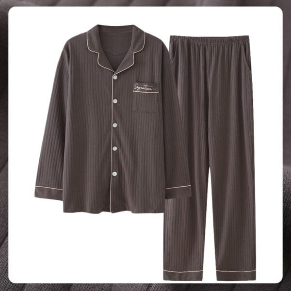 Antarctic Men Pyjamas Men Spring And Winter Long Sleeves - Image 8