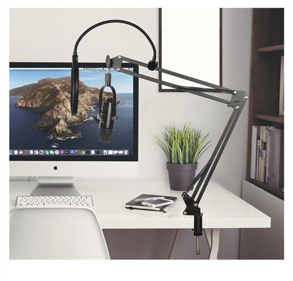 JIY Cross-Border Condenser Microphone Anchor Live K Song Recording Tuning Desktop Mobile Computer USB Wired Microphone - Image 2