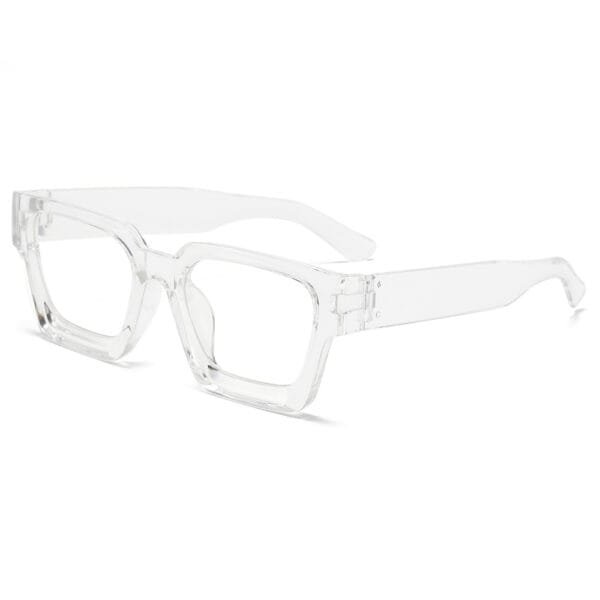 Classic Thick Square Frame Sunglasses Men's Driving UV Protection - Image 2