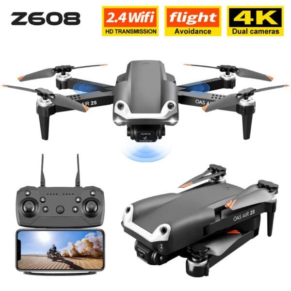 UAV Folding Four Axis 4K High Definition Dual Camera Aerial Model - Image 9