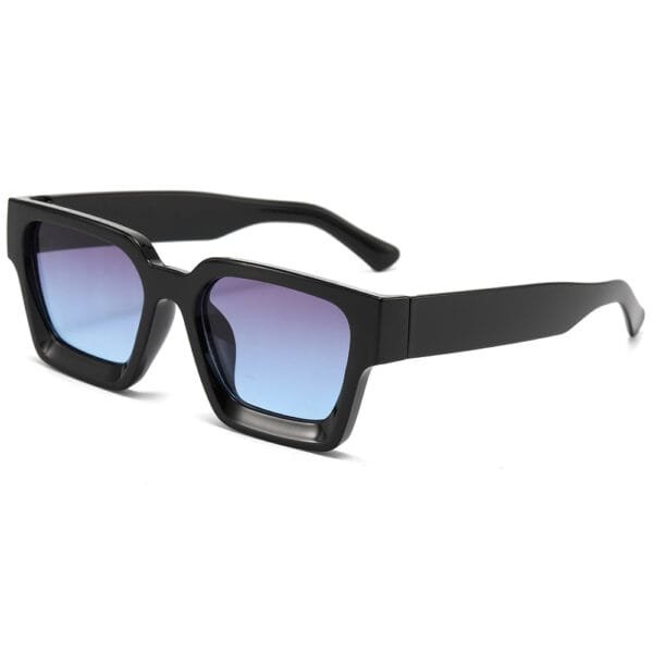 Classic Thick Square Frame Sunglasses Men's Driving UV Protection - Image 5