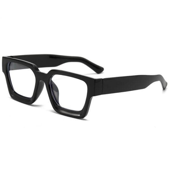 Classic Thick Square Frame Sunglasses Men's Driving UV Protection - Image 9