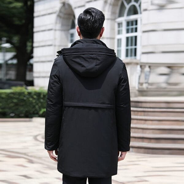 Men's Thick Mid-length Down Cotton-padded Jacket - Image 2
