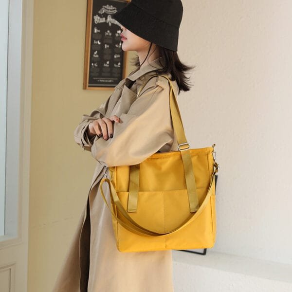 Oxford Cloth Shoulder Bag Large Capacity Casual Tote Bag - Image 2