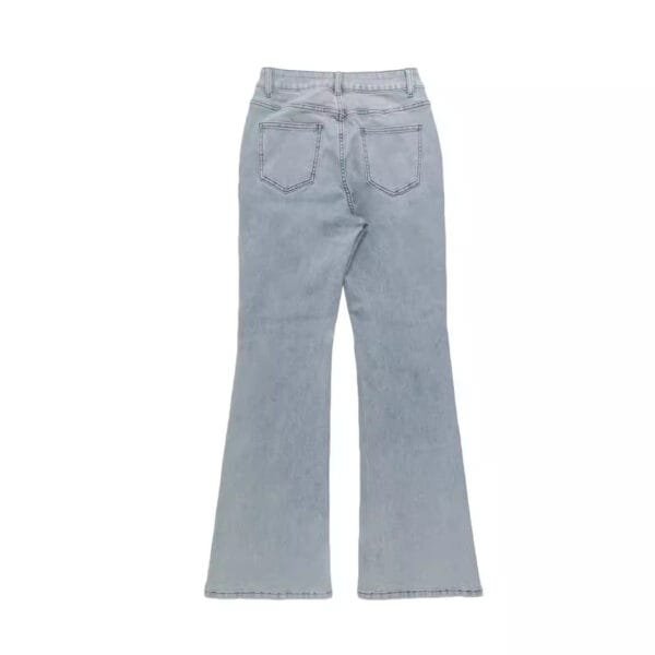 Women's High Waist Flared Fashion Stretch Jeans - Image 3