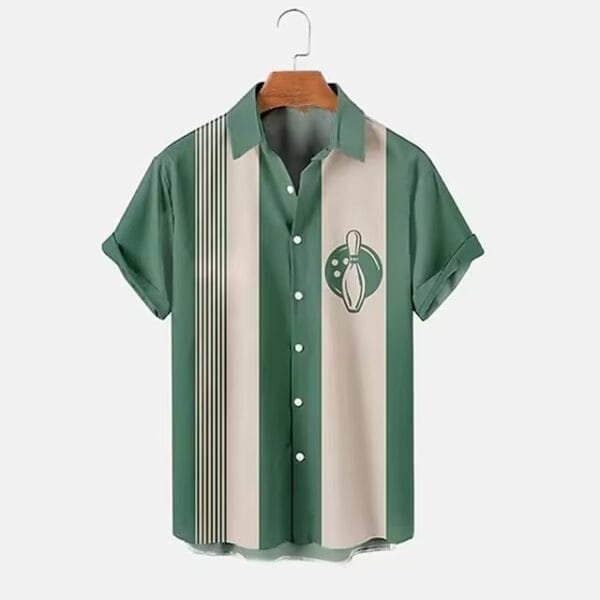 Men's Shirt Bowling 3d Digital Printing - Image 2