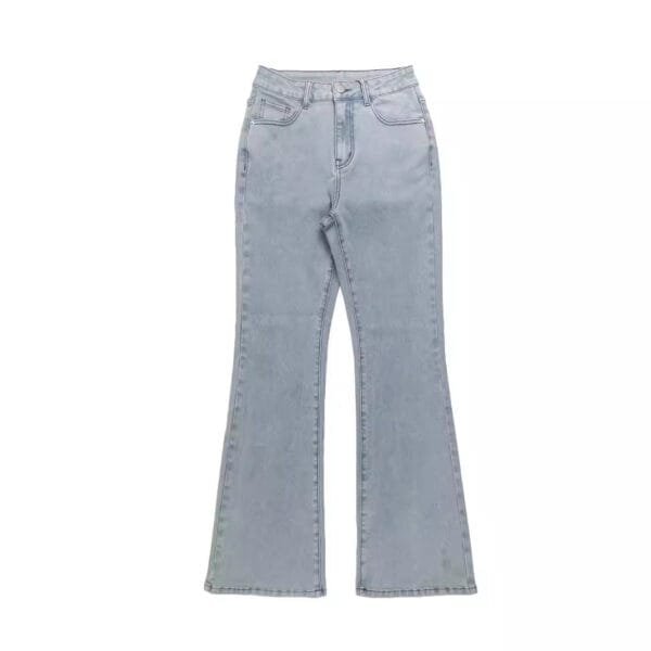 Women's High Waist Flared Fashion Stretch Jeans - Image 7