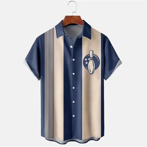 Men's Shirt Bowling 3d Digital Printing - Image 6