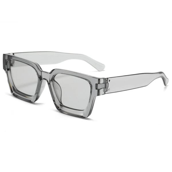 Classic Thick Square Frame Sunglasses Men's Driving UV Protection - Image 4