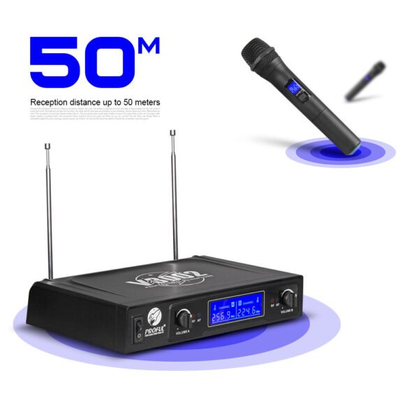 One With Two Handheld Wireless Microphones - Image 5