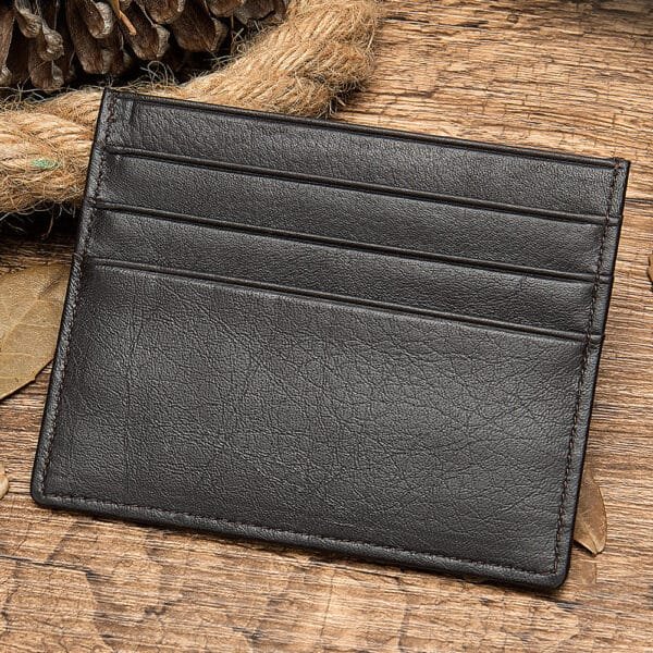 First Layer Cowhide Card Holder Fashion Simple Card Holder - Image 2